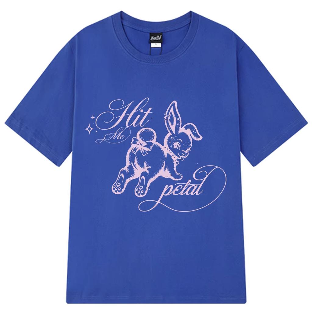 2026 Ariana Grande New Album Petal Print T-Shirt Men Women Fashion T-Shirt Short-sleeved Loose Casual Vintage Hip Hop Tshirt