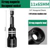 6-14mm Magnetic Socket 1/4 Inch Hex Shank for Cordless For Electric Drill