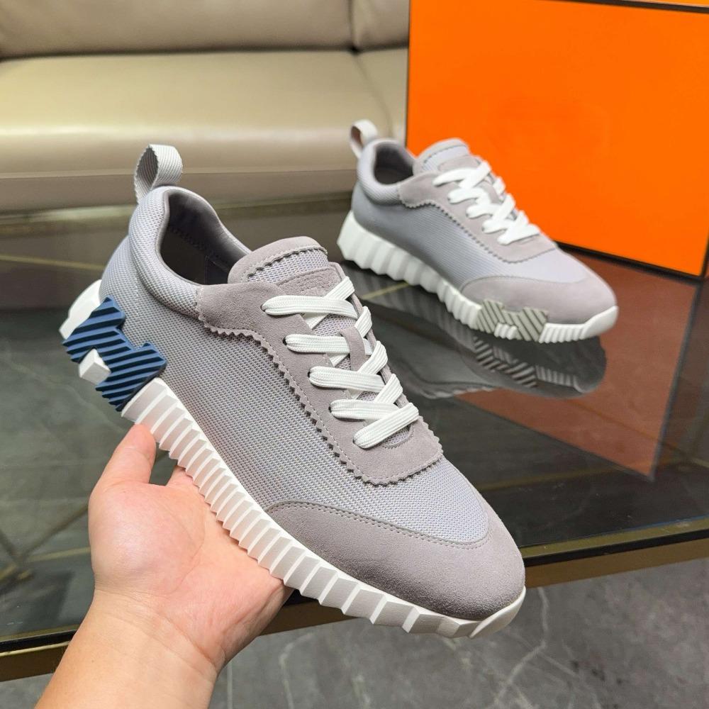 Men's Leather Casual Sneakers Little White Shoes Couple Breathable Mesh