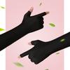 Ice Silk Sleeves Women Summer Sun Protection Men Fishing Cycling Breathable Two-Finger Non-Slip Gloves Mountaineering Gloves