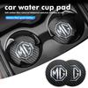 For MG 2pcs Car Water Cup Slot Anti-slip Mat Drink Bottle Hoder GT 3 5 6 7 GS Pilot HS ZS xus1