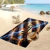 Asciugamano da Spiaggia Stampato Juventus FC Asciugamano Morbido ad Asciugatura Rapida Coperta da Spiaggia Rettangolare Grande Portatile per Viaggi Piscina