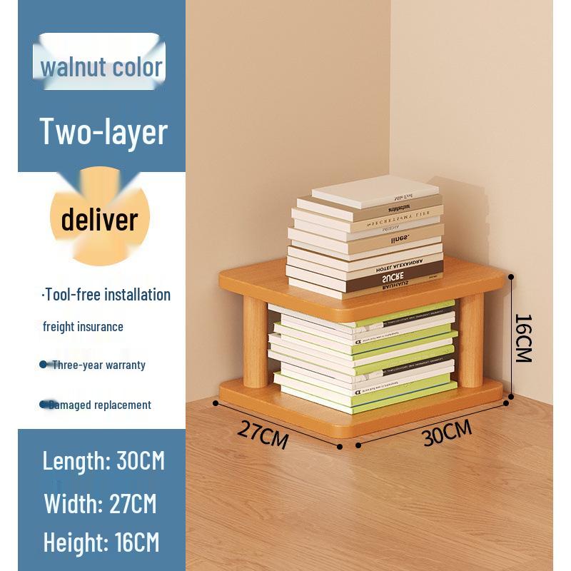 Curved Edge Desktop Monitor Stand and Storage Shelf
