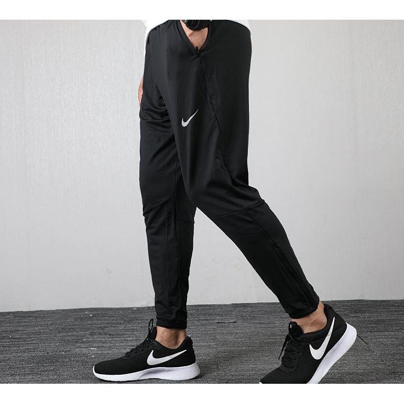 Nike Dri-Fit Breathable Slim Fit Knit Sports Pants Men Bottoms Black BV4818-010