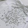 1440-Piece Nail Art Rhinestone Set: Clear, White, AB-Color, Flat-Back, Small & Large for Shiny Nail Decorations.