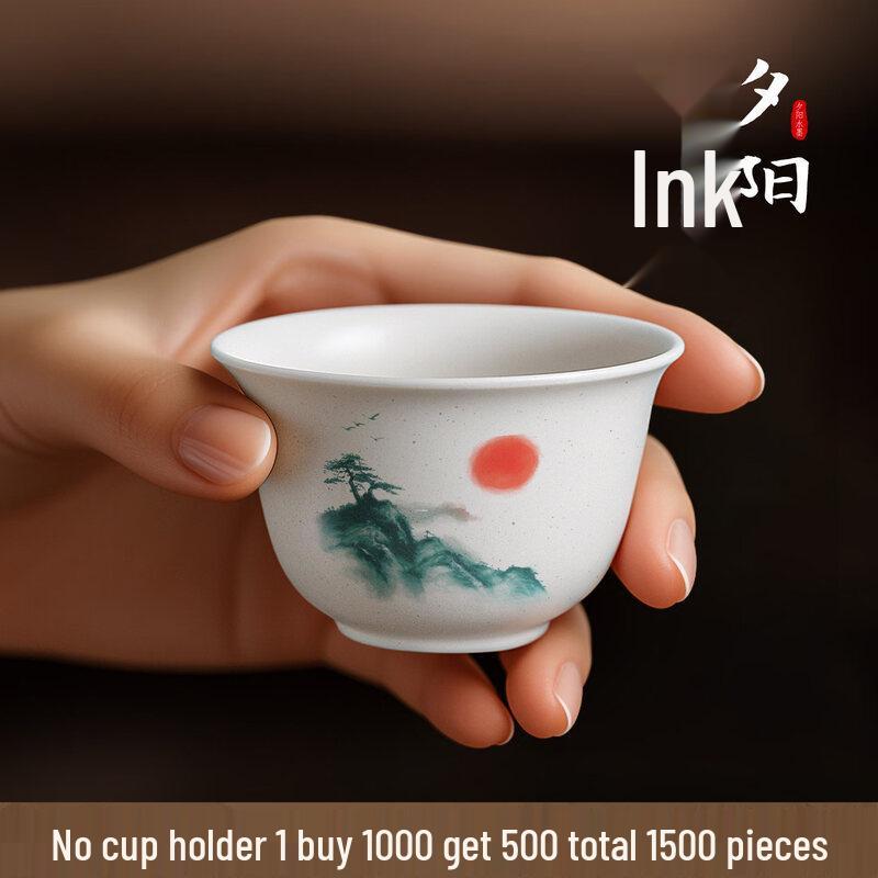 ZISIZ Disposable Rice Husk Tea Cup