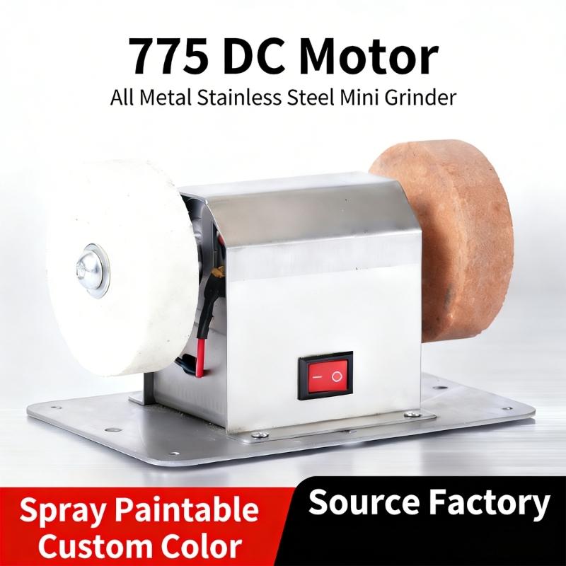 Electric Grinder Sharpener Polishing Unit With Variable Rate Adjustment And Turning Function Suitable For Detailed Work
