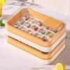 Press-Release Ice Cube Tray with Lid Food-Grade Silicone Popsicle Mold for Freezer Leak-Proof Stackable Ice Maker for Home Party