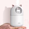 300ml Usb Air Humidifier Ultrasonic Cool Mist Maker Fogger With Colorful Lamp Cute Cat Mini Aroma Diffuser Humidificador Difusor