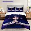 Clouds Black Background Threepiece Set 1 Duvet Cover 2 Pillowcase Without Core Soft And Comfortable Duvet Cover And Pillowcase Bedding Set