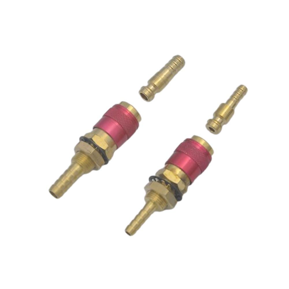 5mm and 8mm Water Cooled Gas Adapter Quick Connector for MIG TIG Welding Plug