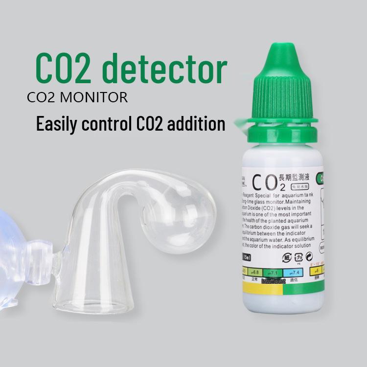 CO2 Monitor for Aquarium Plant Tanks - Glass Fish Tank CO2 Sensor