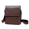 Men's Trendy Crossbody Shoulder Bag: Casual, Simple, Waterproof Leather Backpack