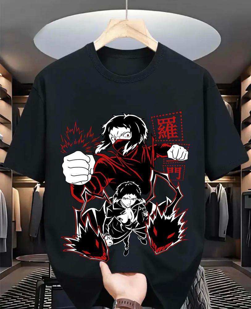 

Akutagawa T-Shirt Bungou Stray Dogs Dazai Chuuya Nakajima Atsushi Shirt All Size 3XL