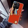 Cartoon Fat Tiger Phone Case For Xiaomi Redmi Note 10 11 12 13 14 15 Pro Plus 11S 12S 14S 11T 11E 10S Soft TPU Back Cover Redmi