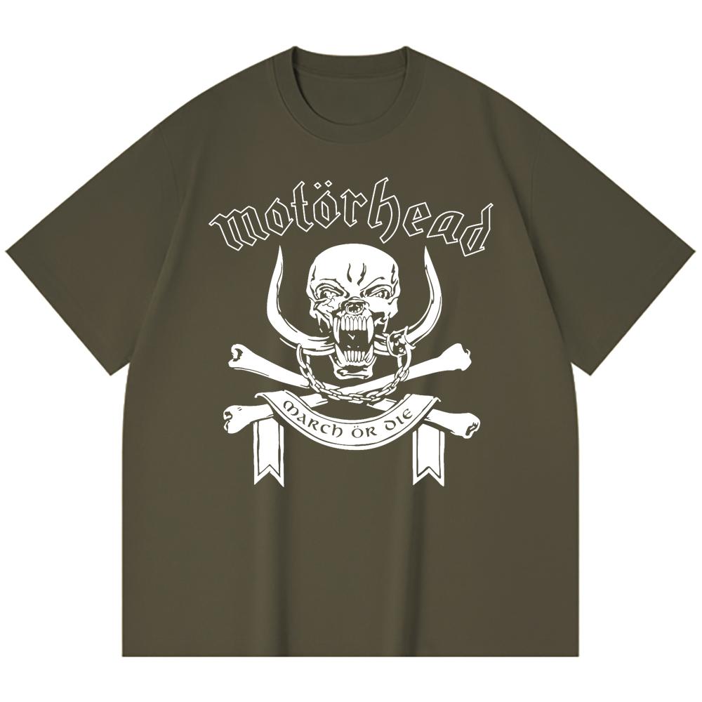 230 Gsm 100% Cotton Heavy Metal T-Shirt Rock Band Popular Music Print Unisex Heavy Cotton T Shirt