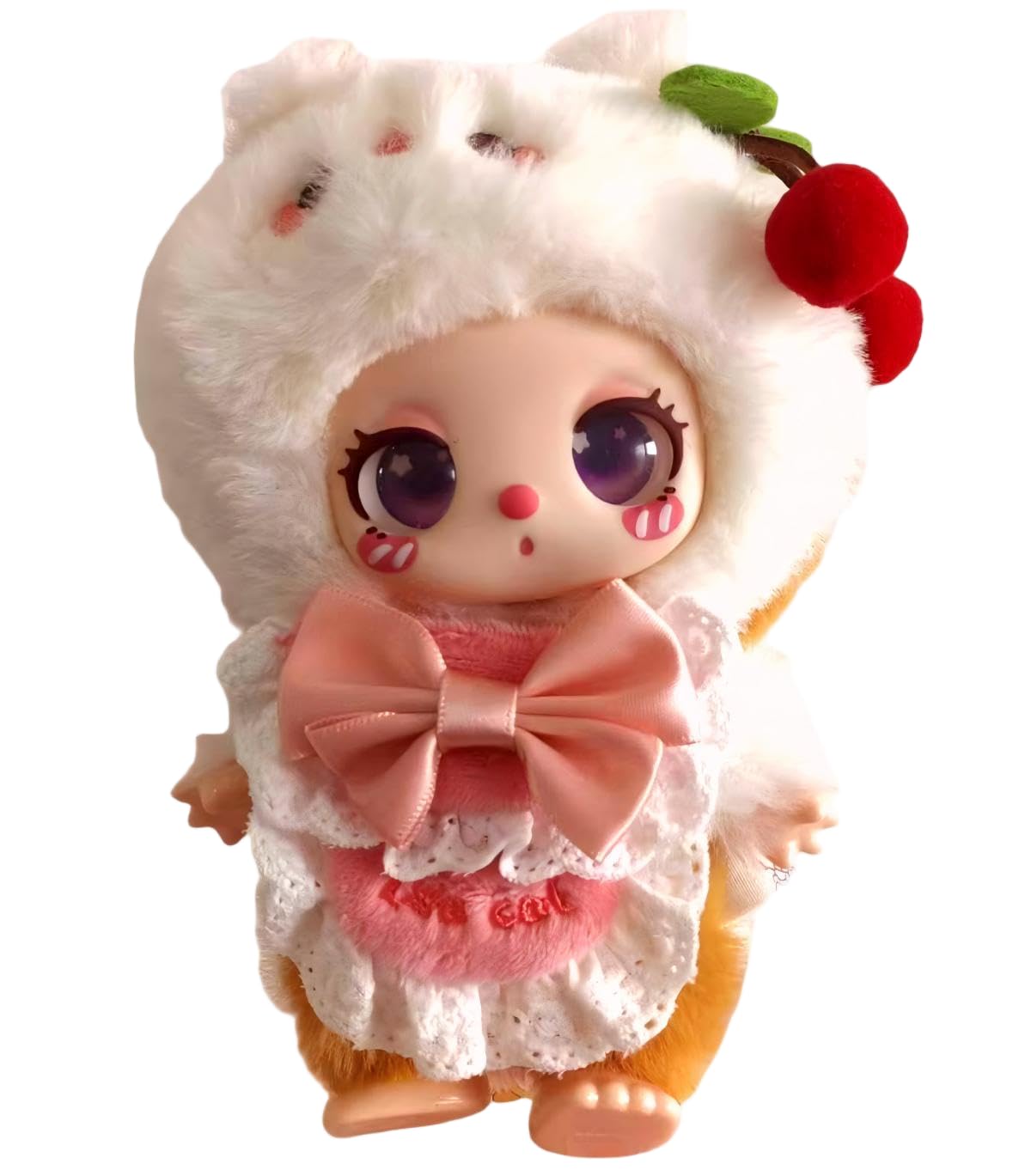 

[Продукт официального дистрибьютора] Liila s Lucky Cat Blind Box 4-е поколение мягкий брелок для ключей стиль Lovebu, пушистый материал, зыбучий песок