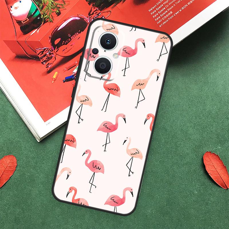 Flamingo Hülle Für OPPO Reno 5 Lite 8 4 6 7 10 Pro 4Z 5Z 8T OPPO Find X6 X5 Pro X2 Neo X3 Lite Cover