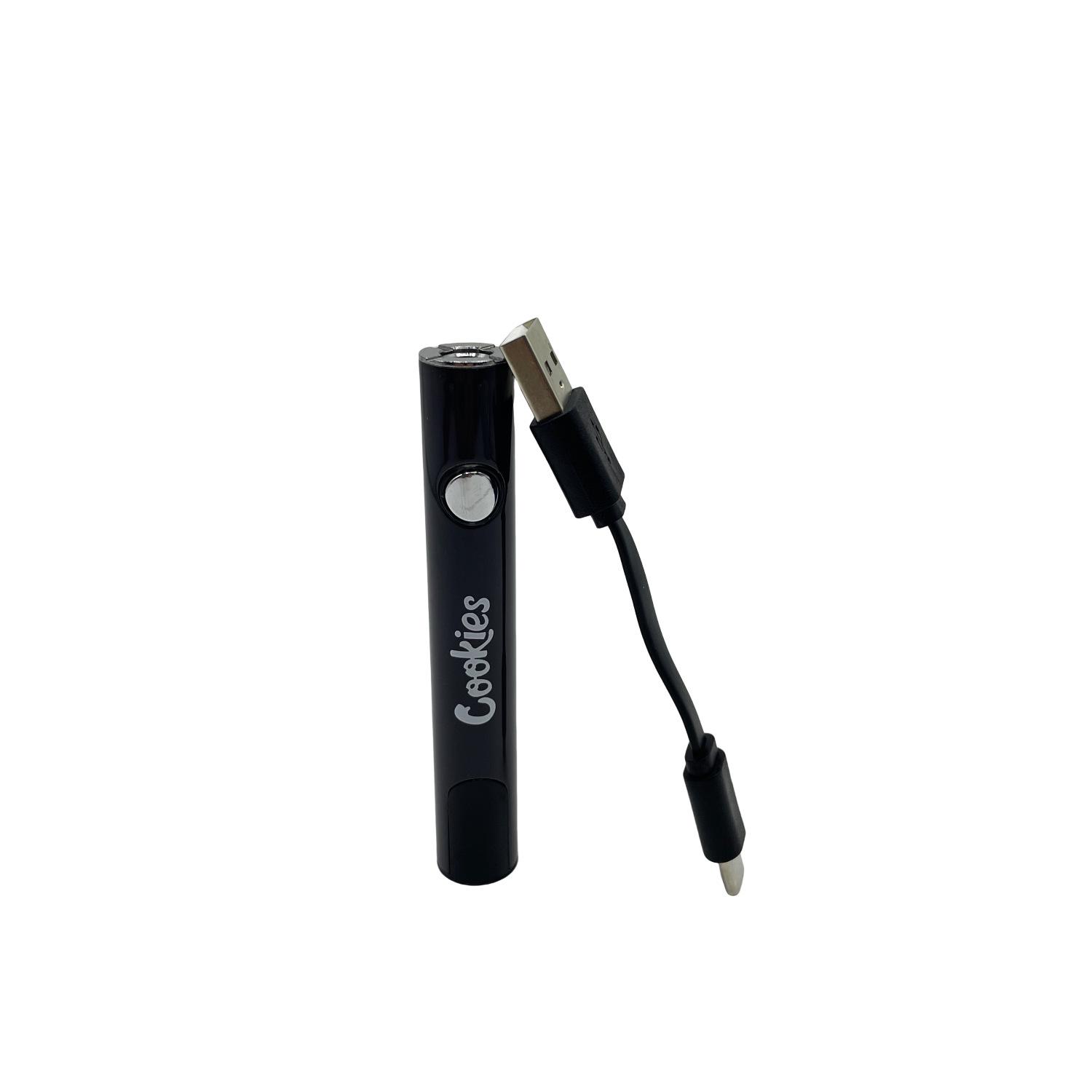

510 Thread Welding Heating Tool Pen Cookies Electric Soldering Iron 650mAh Battery LCD Display Screen Voltage Adjustable Battery 1Pcs чорний