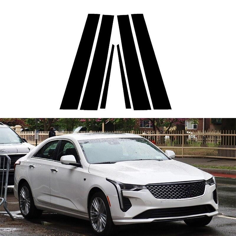

Автомобильные стойки для Cadillac CT4 2020 2021 2022 2023 Крышка обшивки оконных дверей BC Наклейки на колонны