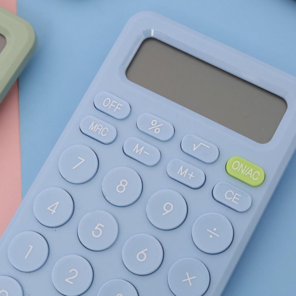 8 Digit Math Calculator Candy Color Large-screen Calculator Electronic Calculator  For Home Office