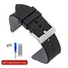 Sport Wasserdichtes Silikonkautschuk Uhrenarmband Männlich und Weiblich für Rolex Seiko Nein. 5 Huawei GT20 22mm Schnellverschluss