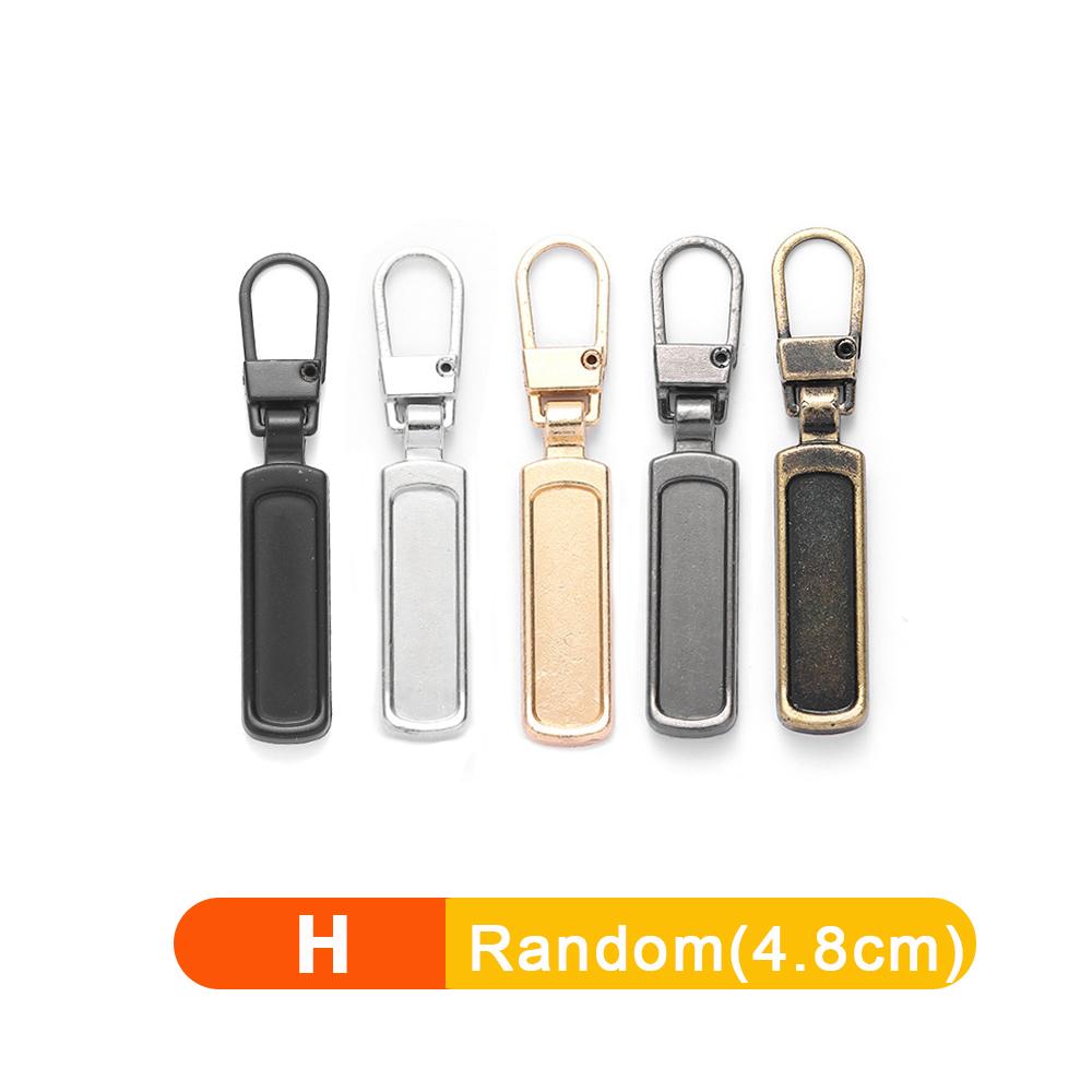 5/1 pz Tiracerniera staccabile universale Kit di riparazione per cerniere in metallo di ricambio per valigie, borse, vestiti e cursori per cerniere