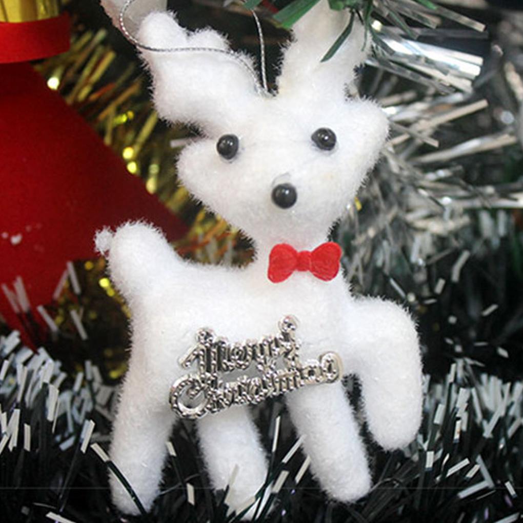 Pack of 2 Christmas Pendant New Year Holiday Hanging Xmas Tree Fireplace Dining Bar Hotel Farmhouse Decoration Ornament