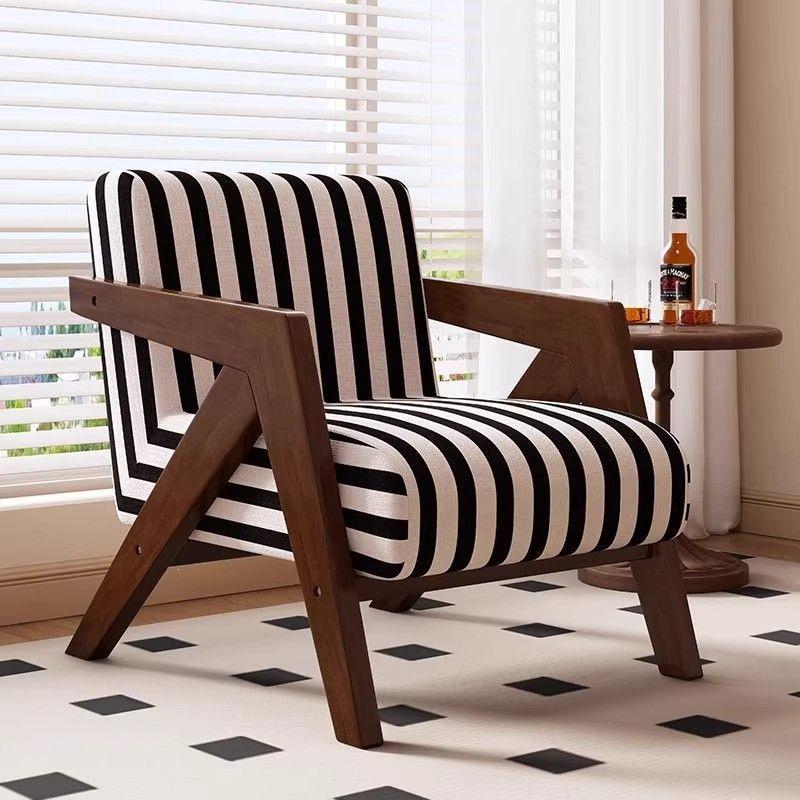 Modern Minimalist Luxury Single Sofa Chair for Living or Study Room