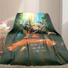 1pc Easy-Care Naruto Blanket, Perfect for Couch, Bed, Home, Travel & More, Warm & Durable Printed Blanket