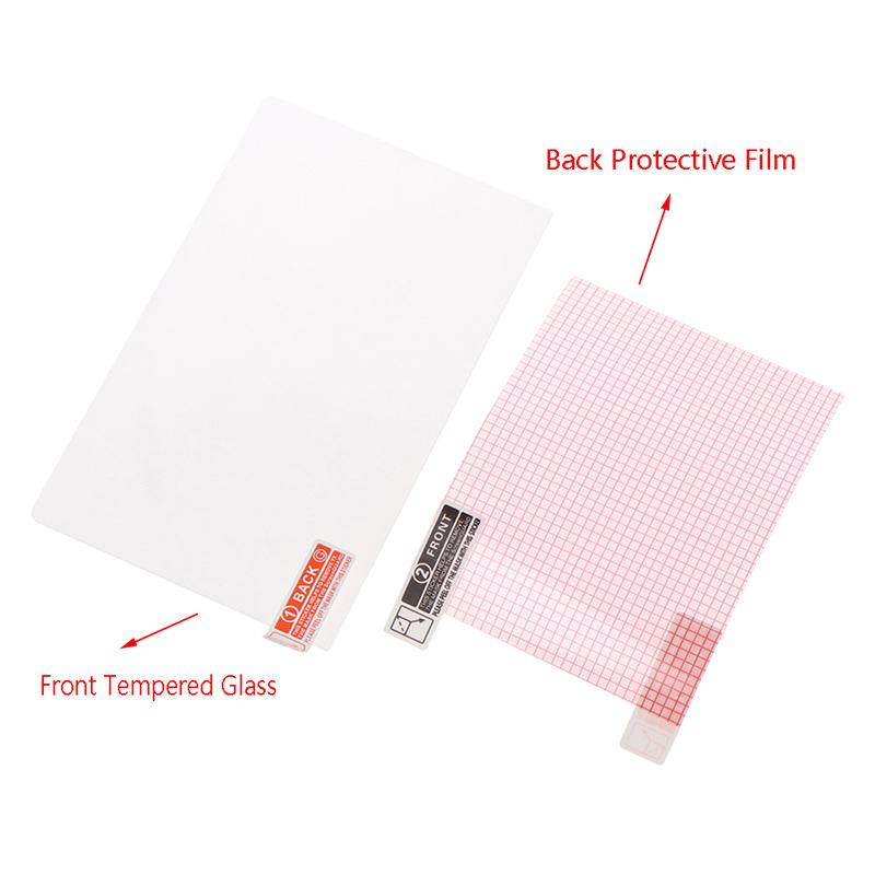 3Ds Xl/Ll Tempered Glass+Back Clear Screen Protector Cover For Nintendo Screen