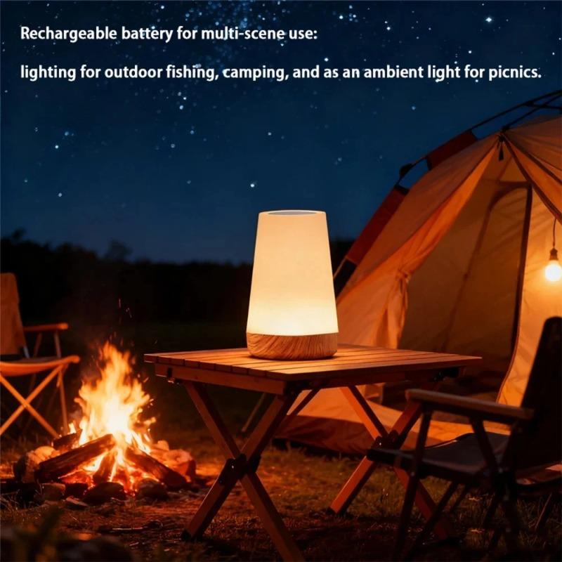 Night Light Dimmable Touch Lamp Rechargeable 13 Color Light Atmosphere Table Lamp Bedroom Living Room Party Decorations Gift