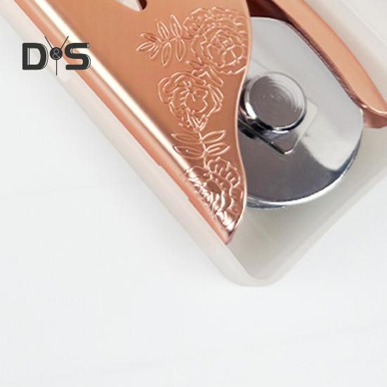 Book Embosser Hand Operated Embosser Stamp Stainless Steel Embossing Tool for Paper Cardboard Leather DIY Craft