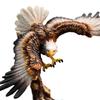 Eagle Statue Creative Collectible Art Indoor Gift Feng Shui Figurine for Office Cabinet Bookshelf Table Centerpieces Hallway