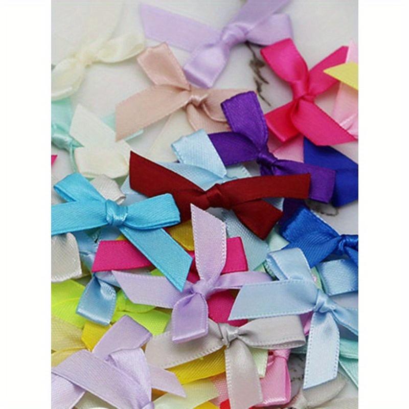 

(50 шт./мешок) Лента 4 см, бант разных цветов для украшения подарков и изготовления заколок для волос, головных уборов, обратно в школу, День святого Валентина one-size разноцветный