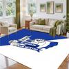 hertha bsc FC Design Crystal Velvet Rug Soft Decorative Mat for Bedroom Entrance