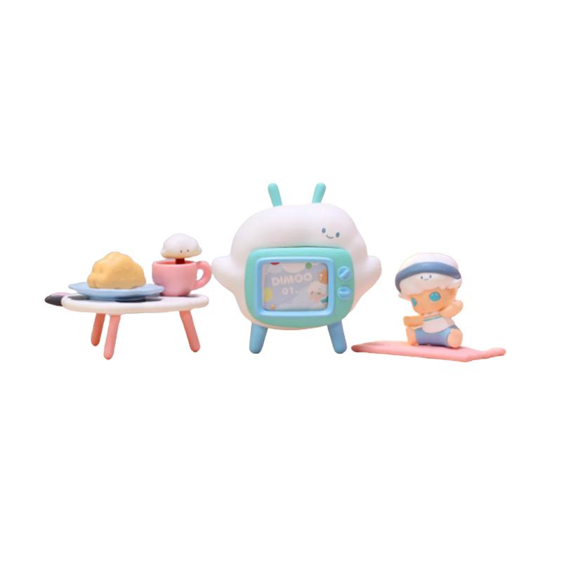 POP MART DIMOO Home Collection Figure Equipment Mystery Boxes, Single Mystery Box