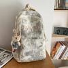 Schoolbag New 1011 High-value Schoolbag Women's High-value Ridge Protection Travel Backpack Simple Large-capacity Backpack