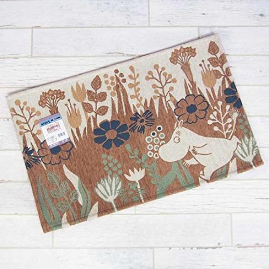 

Marushin Entrance Mat MOOMIN 50 x 80cm Looking for a Flower Garden 1545002100 Approx.