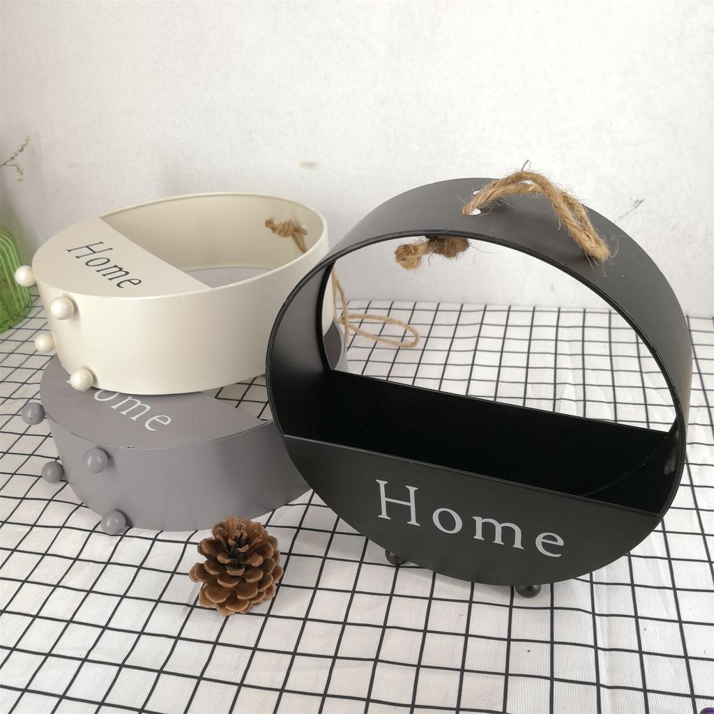 Iron Wall Mounted Flower Pots, Flower Baskets, Wall Mounted Wall Decorations, Pendants, Living Room And Bedroom Wall Decorations