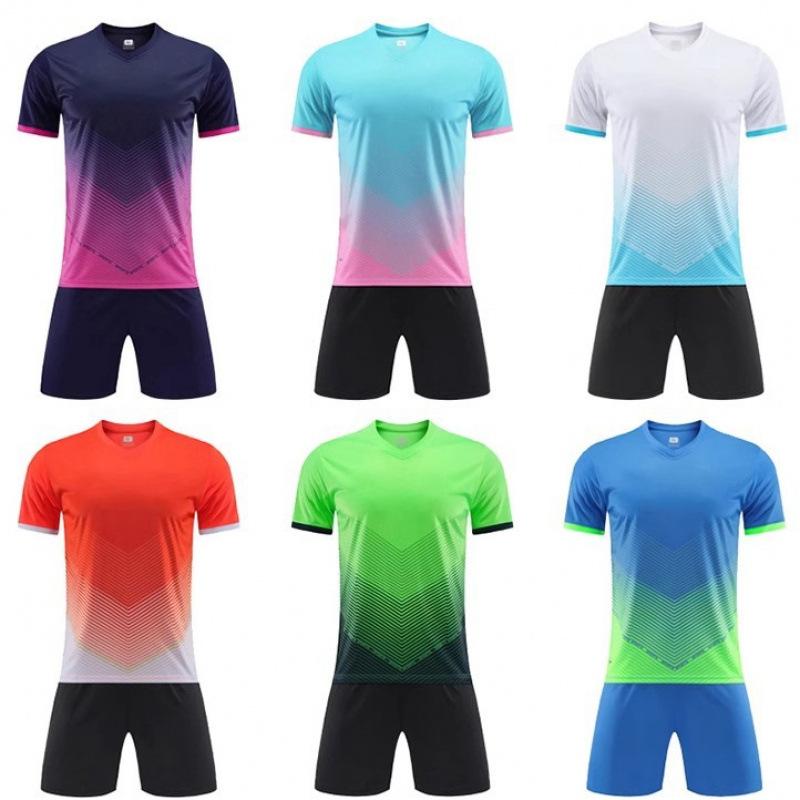 Football Jersey Sports Suit Printed Table Tennis Jersey Men'S Adult Game Training Jersey Children'S Short-Sleeved Jersey Set