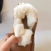 Kids Boots Boys Girls Thick Genuine Leather Warm Thicker Fur Children Winter Non-Slip Solid Zip Snow Boots Baby Suede Shoes
