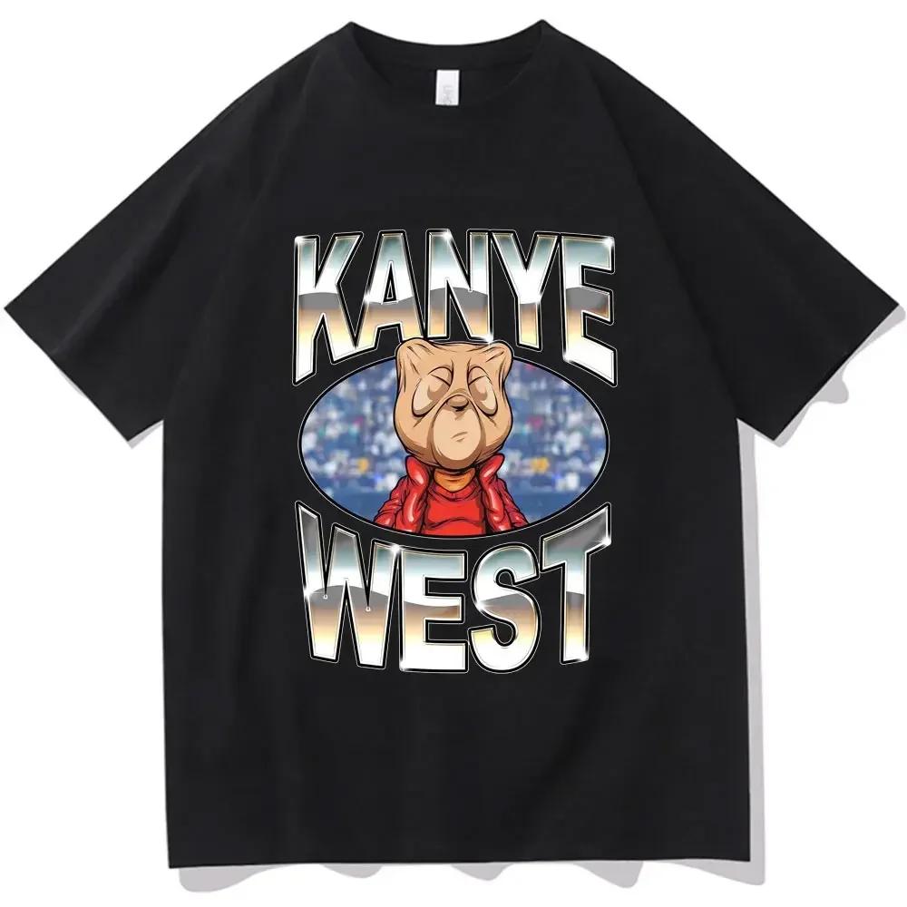 Funny Kanye West Meme T-Shirt Men's Vintage Hip Hop Rap Style Tshirt Men Women Short Sleeve T Shirt Streetwear Rap Culture Top