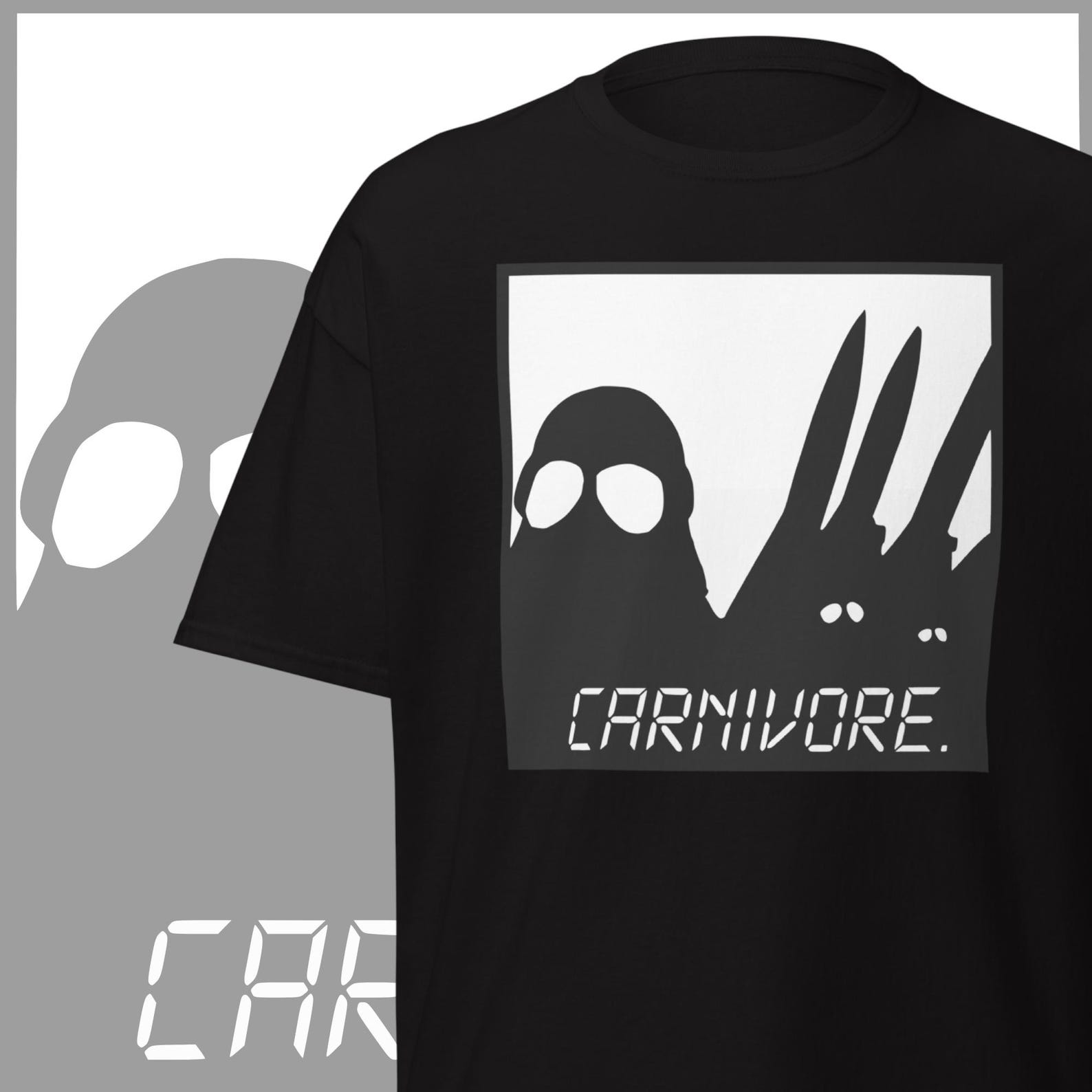 Carnivore T-Shirt Doom Metal Band Merch Gift for Type O Negative Fans Gothic Clothing S