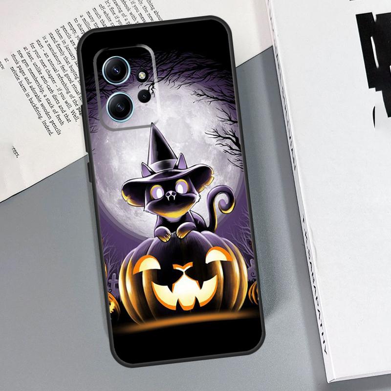 Witch Black Cat Case For Xiaomi Redmi Note 13 11 10 12 14 15 Pro Plus Cover For Redmi 15 15C 14C 10C 13C 12C