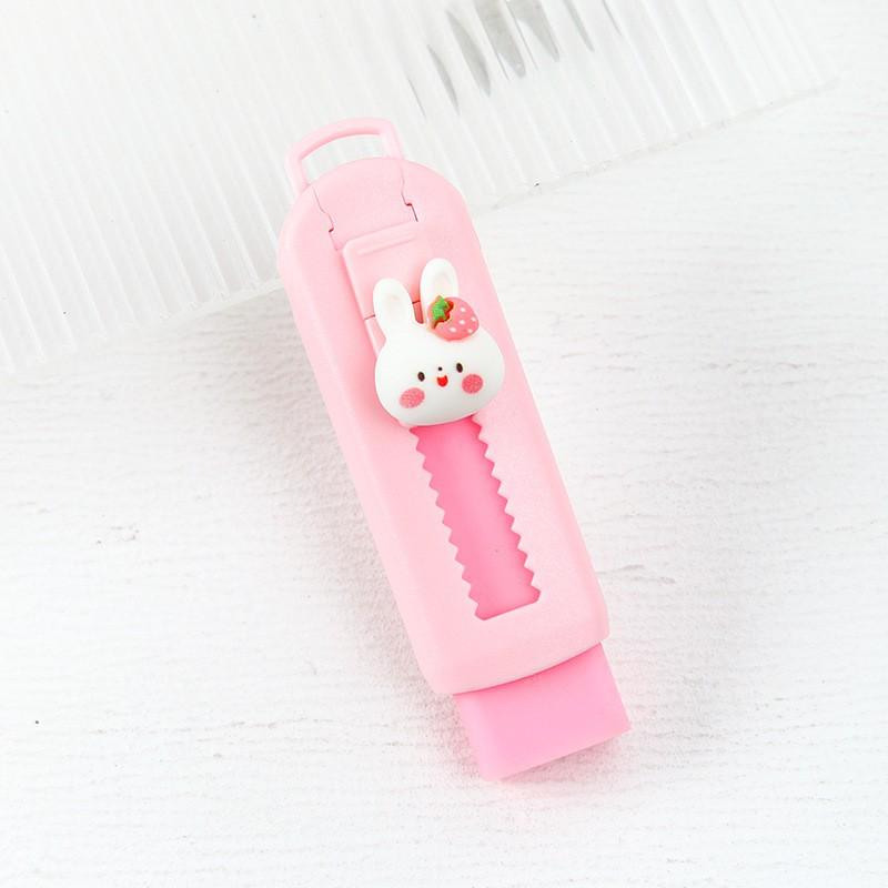 Cartoon Push-Pull No-Trace Eraser - Creative Stationery for Elementary Students