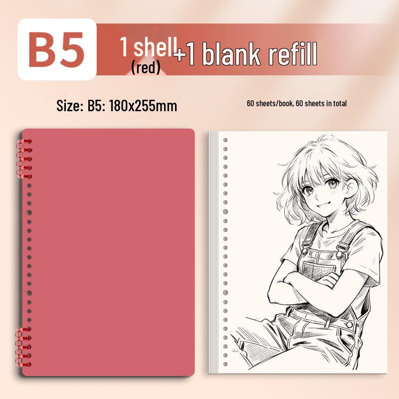 Morandi Detachable Student Sketchbook - Thick, Comfortable, Colorful Art Drawing Pad