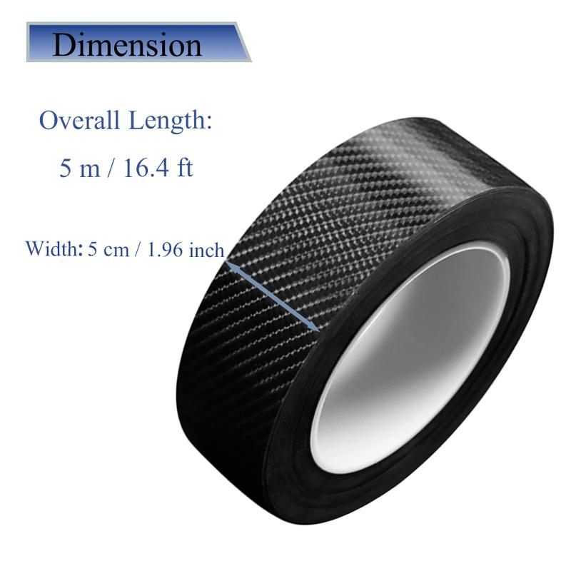 5M Protective Film for Car Door Edge Protection 5D Carbon Fiber Car Wrap Film Stickers