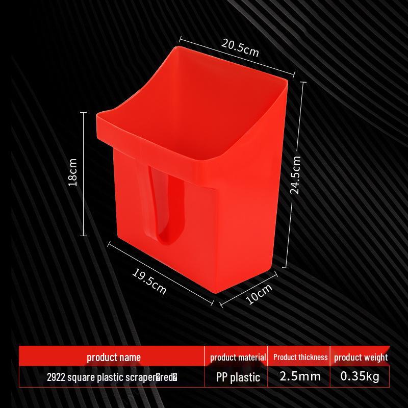 Multi-Purpose Plastic Handheld Dustpan, Scraper, Winnowing Basket, and Shovel with Handle