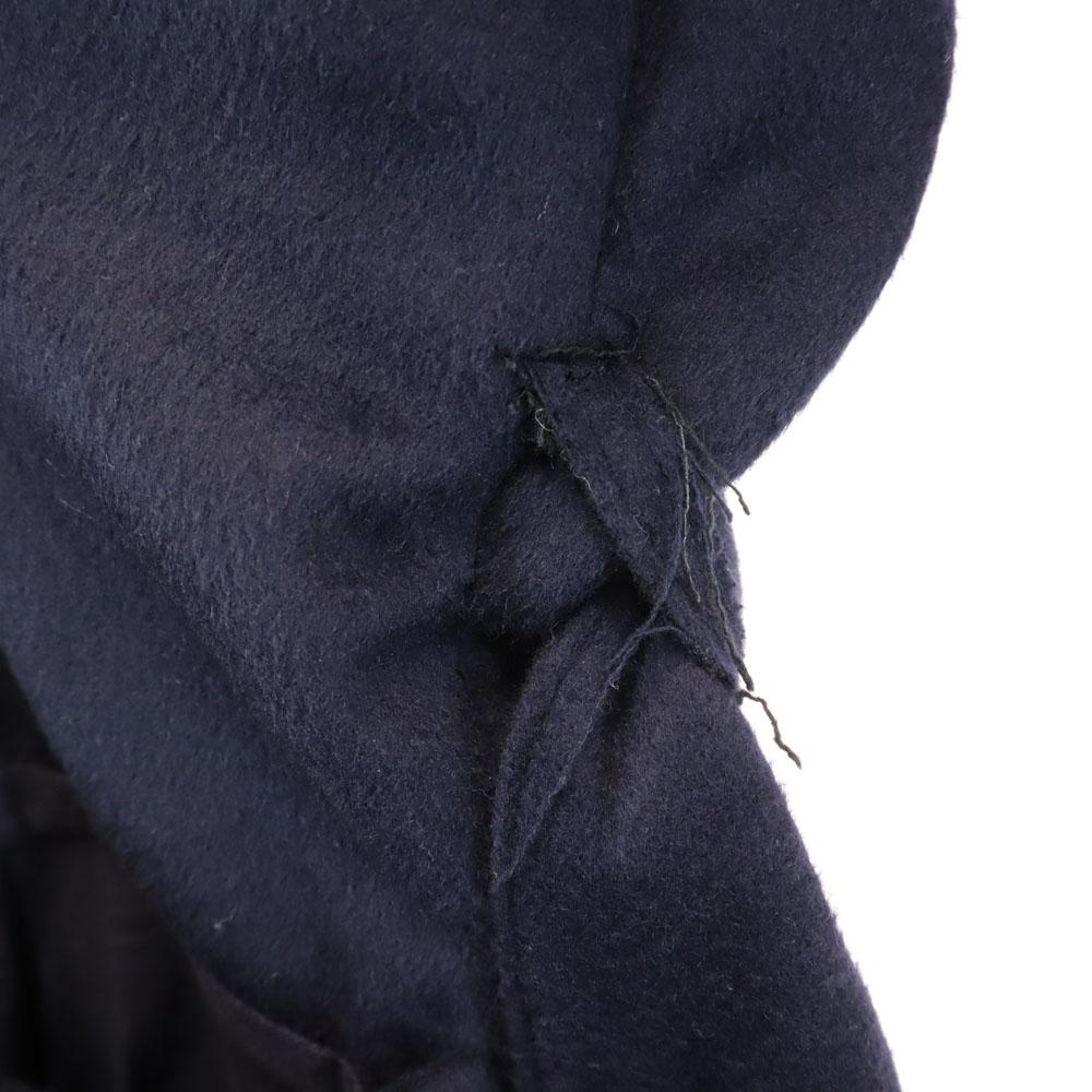 THURIUM Long sleeve Reversible with emotion Wool coat 38 Navy system Women Used